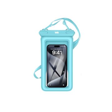 WE Pochette WE POP UNIVERSELLE WATERPROOF -  jusqu'à 7,2'' bleu - IPX8 - Pochette flottante max 300gr