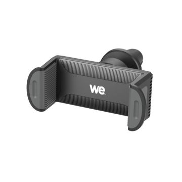 WE Support Smartphone pour voiture Fixation grille d'a&eacute;ration Universel - noir Fixation 2 points - Rotatif 360&deg; - MAX 8,8CM