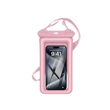 WE Pochette WE POP UNIVERSELLE WATERPROOF -  jusqu'à 7,2'' rose - IPX8 - Pochette flottante max 300gr