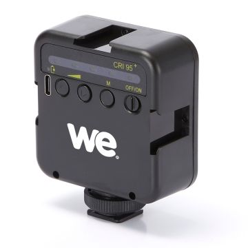 Lampe LED Vlogging rechargeable puissance 6W, luminosité reglable batterie 2200mah pr video et photo sabot de fixation griffe de caméra