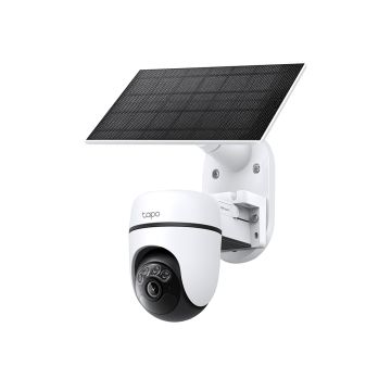 Tapo C610 KIT - Kit de surveillance avec camera 2K d'exterieur panoramique inclinable avec panneau solaire