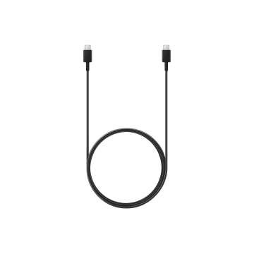 Câble de charge USB-C vers USB-C, longueur 1,8m, charge rapide 25W Coloris Noir SAMSUNG EP-DX310JBEGEU
