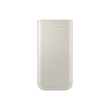 Batterie Externe 45W, 20,000mAh matériaux recyclés Coloris Beige Samsung EB-P4520XUEGEU