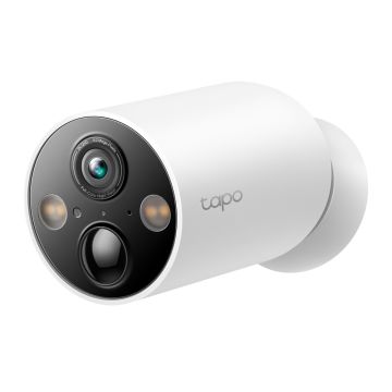 Caméra de sécurité Tapo WIFI connectée int/ext sans fil 2K+QHD 4MP stockage 512Go 2.4GHz batterie 10 000 mAh IP66 Détection intelligente IA Vision nocturne coul