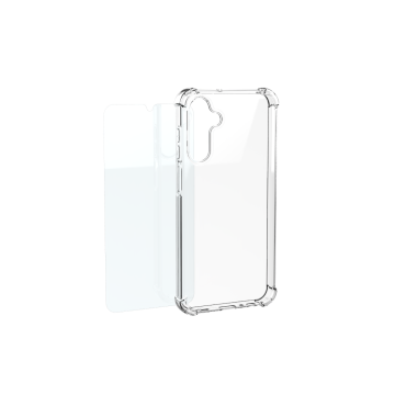 Pack coque transparente + verre trempé 'Designed for Samsung' pour Galaxy A17 4G/5G GP-FPA176AEHTW