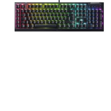 RAZER BlackWidow V4 X Noir (Green Switch) - Clavier Gaming Mécanique Chroma RGB, Switchs Mécaniques Verts, 6 Touches Macros Dédiées, Touches ABS à Double Inj
