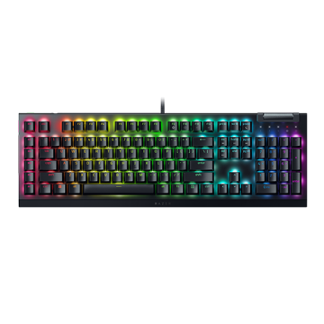 RAZER BlackWidow V4 X Noir (Green Switch) - Clavier Gaming Mécanique Chroma RGB, Switchs Mécaniques Verts, 6 Touches Macros Dédiées, Touches ABS à Double Inj