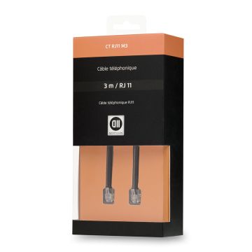 Câble RJ11 mâle 3 m