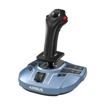 THRUSTMASTER TCA SIDESTICK X AIRBUS Edition Joystick PC / XBOX Joystick PC avec manette des gaz intégrée avec inverseur de poussée Réplique A320 HEART 4460219