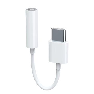 Adaptateur USB-C male/jack 3.5mm femelle - blanc