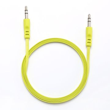 Câble Jack/Jack M/M plat 1.50m - vert 3.5mm
