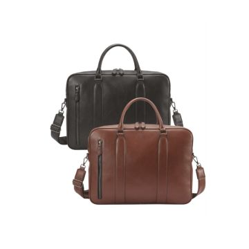 Sacoche PC ELEGANCE 16'', PU marron