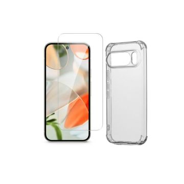 WE PACK verre trempé et coque de protection transparente GOOGLE PIXEL 9A
