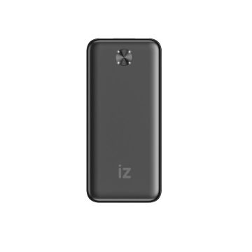 Batterie de secours IZZY 20000mAh - 2 ports USB A + 1 port USB-C - 10,5W - noir