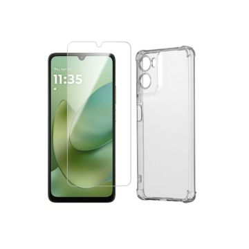 WE PACK verre trempé et coque de protection transparente MOTOROLA MOTO G06 / G06 POWER