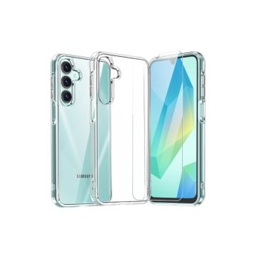 Pack coque transparente + verre trempé 'Designed for Samsung' pour Galaxy A17 4G/5G GP-FPA176AEHTW