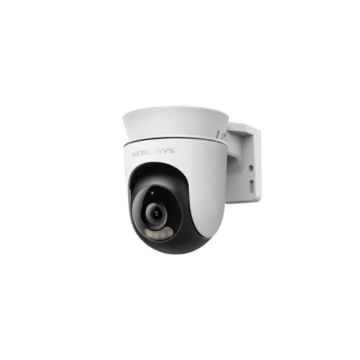 Mercusys Caméra de surveillance MC510 WiFi panoramique/inclinable extérieure 2K vision nocturne couleur