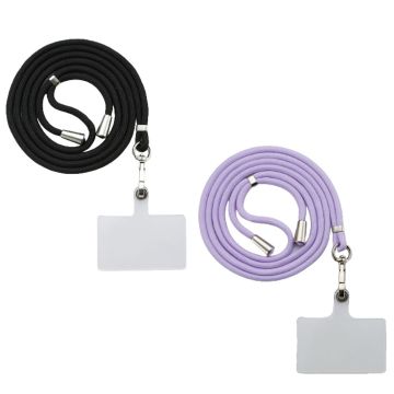 WE Pack 2 Tours de cou PAD UNIVERSEL tour de cou noir + violet - 2 pads transparent