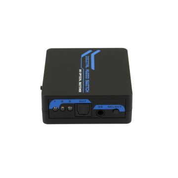 D2 Diffusion commutateur optique TOSLINK/SPDIF 3 entrées 1 sortie avec télécommande infrarouge et sans pertes de signal