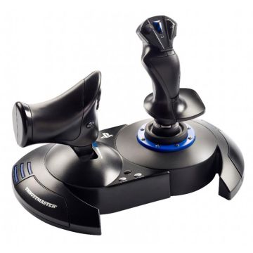 THRUSTMASTER T-FLIGHT HOTAS 4 PS4/PC Joystick + Manette des gaz détachable Gouvernail dble système rotation 5 axes+ 12 boutons 4160664