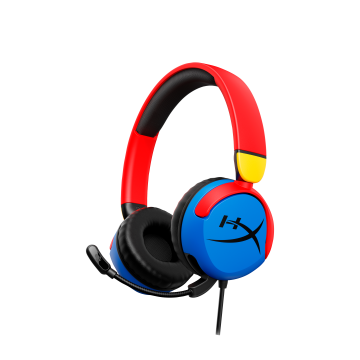 HyperX Cloud Mini - Casque filaire pour gaming (Bleu et Rouge) - PC, Chromebook, Xbox Nintendo Switch, Steam Deck, appareils mobiles