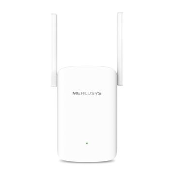 Dual Band WiFi Range Extender AX1500 Vitesse 300 Mbps (2,4 GHz) + 1201 Mbps (5 GHz) 2 antennes externes fixes, 1 port Gigabit, mur branché Couleur Blanc