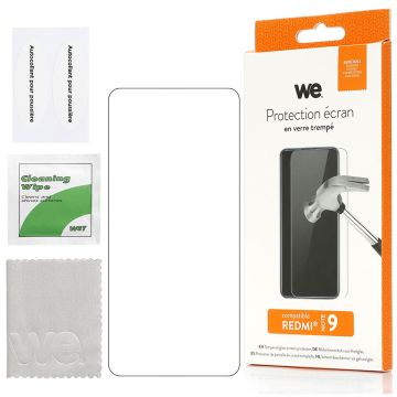 WE Verre trempé XIAOMI REDMI NOTE 9 / REDMI NOTE 9 5G / REDMI NOTE 9T