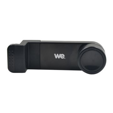 WE Support Smartphone pour voiture Fixation grille d'aération Universel - noir Fixation 2 points - Rotatif 360° - MAX 8,8CM