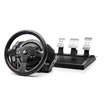 THRUSTMASTER T300RS GT Ed.Licence GranTurismo Volant 28cm avec moteur Brushless +Pedalier métal 3 pedales ajustable PC/PS5/PS4/PS3