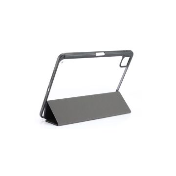 Etui folio WE pour tablette iPad PRO 13 2024 - Coloris Noir - Fonction support - Dos transparent - Support stylet