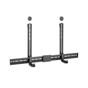 Support de barre de son universel - à fixer au mur ou sur le support TV - VESA max 800*400 - 15kg max - noir