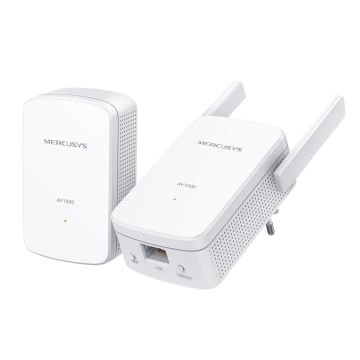 Kit Wifi Powerline Gigabit AV1000 lot de 2-1xMP510+1xMP500 Vitesse 300 Mbps (2,4 GHz) 1000 Mbps Powerline Broadcom CPU port Gigabit 2antennes ext mur branché