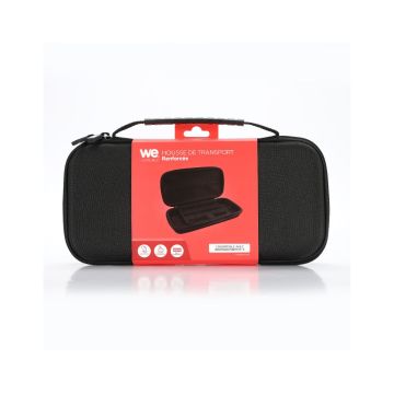 Etui de transport Nintendo Switch 2 - Coque rigide - Intérieur velours - Compartiments de rangement intérieurs - Noir