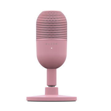 RAZER Seiren V3 Mini Rose - Microphone USB RGB - condensateur supercardioïde, Tap-to-Mute, éclairage réactif, limiteur Gain numérique, Amortisseur de Chocs