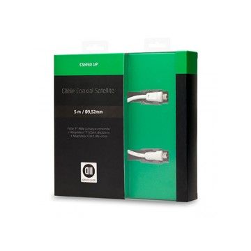 Câble SAT 5m +2 adaptateurs