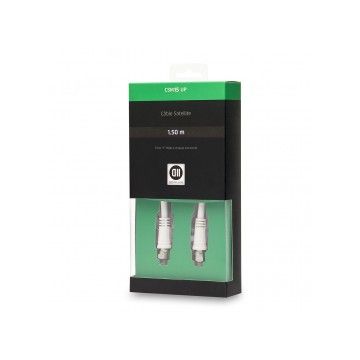 Câble SAT mâle 1.50 m+ 2adaptateurs