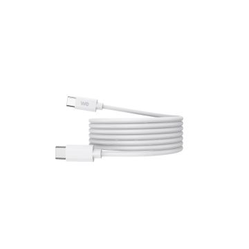Câble USB-C / USB-C - 60W - 1m - Blanc