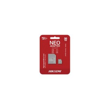 CARTE MEMOIRE HIKSEMI M-SD 32G MICRO SDHC - SERIE C1 AVEC ADAPTATEUR 92MB/s 15MB/s Class 10