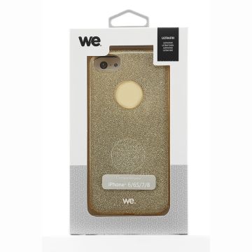 We coque de protection PAILLETTES APPLE IPHONE 6 / 6S / 7 / 8 / SE 2020 Or