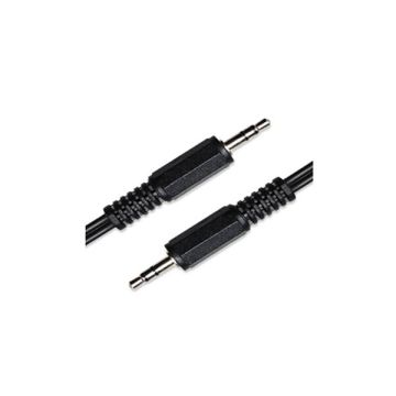 Câble Jack mâle - mâle 0.20m noir