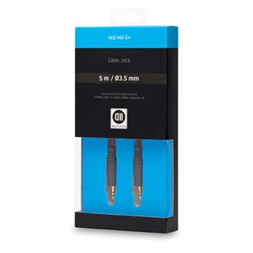 Câble Jack 3.5mm mâle 5 m Fiches Or