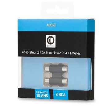Adaptateur 2RCAfemelles/2RCAfemelle