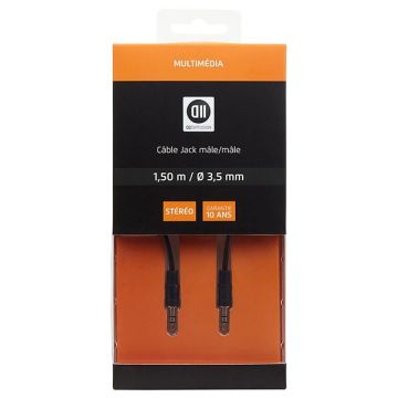 Câble Jack3.5mm mâle1.50 m