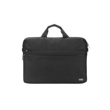 SACOCHE WE PRO 15.6'', polyester 900D, tissu et fermeture imperméable, noir 420x75x310