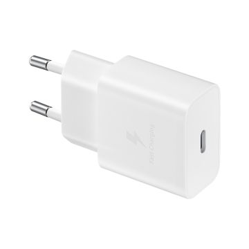 Chargeur Secteur 15W USB C (sans câble) Coloris Blanc SAMSUNG EP-T1510NWEGEU