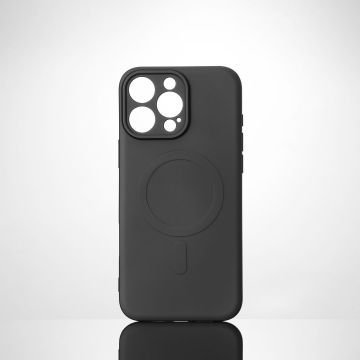We coque de protection SILICONE APPLE IPHONE 16 PRO MAX Noir - Compatible MAGSAFE