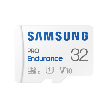 CARTE MEMOIRE SAMSUNG 32 Go MICRO-SD Pro Endurance avec adaptateur SD Classe 10 Lecture 100 Mo/s Ecriture 30 Mo/s MB-MJ32KA/EU
