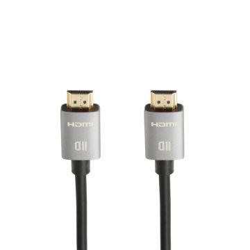 Câble HDMI mâle/mâle 2.0a 1m50 noir High Speed - 4K@50/60Hz - Ultra HD - Fiches Or