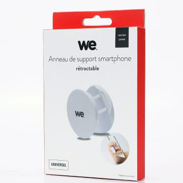 WE Anneau de support universel smartphone blanc