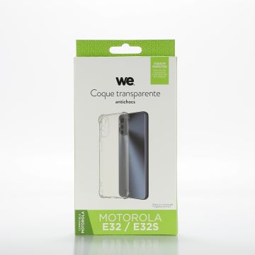 WE Coque de protection TPU MOTOROLA MOTO E32 / E32S Transparent